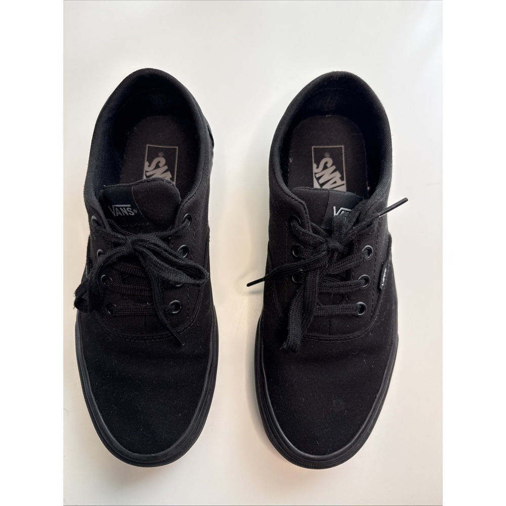 Vans Doheny Womens 9 Black Athletic Skateboarding Lifestyle Casual Canvas Shoes